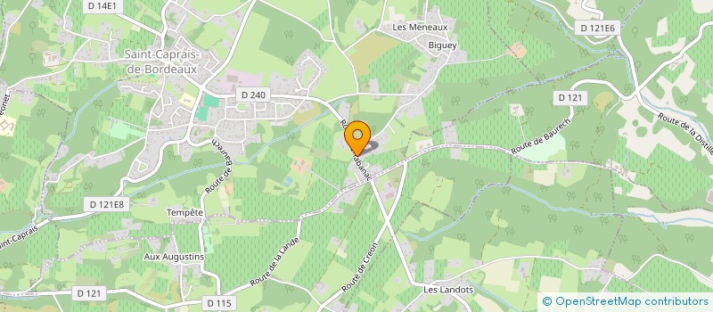 localisation de l'entreprise CLARENAY  SAINT-CAPRAIS-DE-BORDEAUX