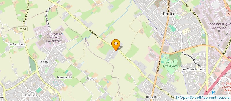 localisation de l'entreprise CLARENCE à RONCQ