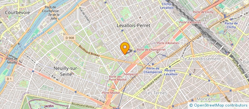localisation de l'entreprise CLARENCE à LEVALLOIS-PERRET
