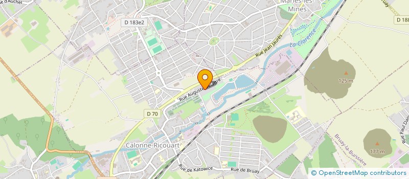 localisation de l'entreprise CLARENCE TOURISME ANIMATIONS  CALONNE-RICOUART