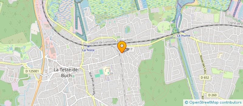 localisation de l'entreprise CLARENS THIERRY à LA TESTE-DE-BUCH