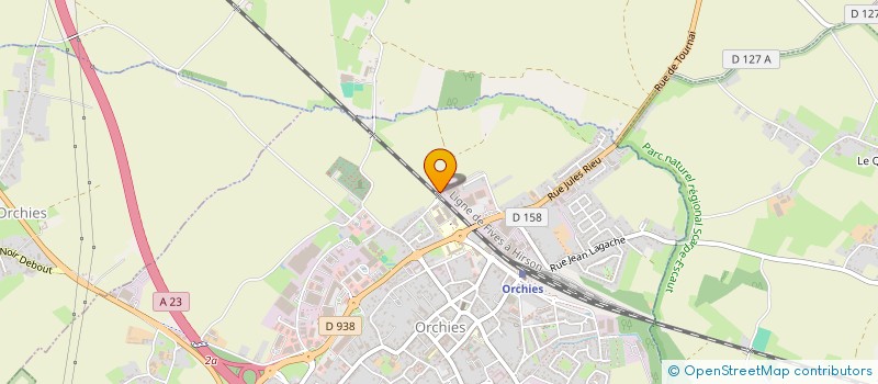 localisation de l'entreprise CLARENZO  ORCHIES