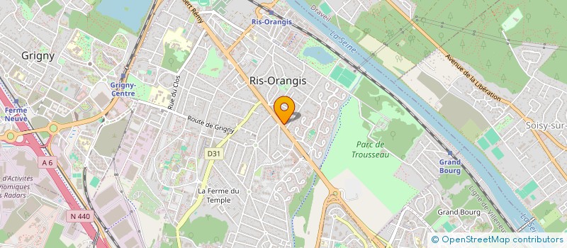 localisation de l'entreprise CLARETIS  RIS-ORANGIS