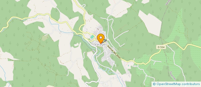 localisation de l'entreprise CLARETTE  VARAGES