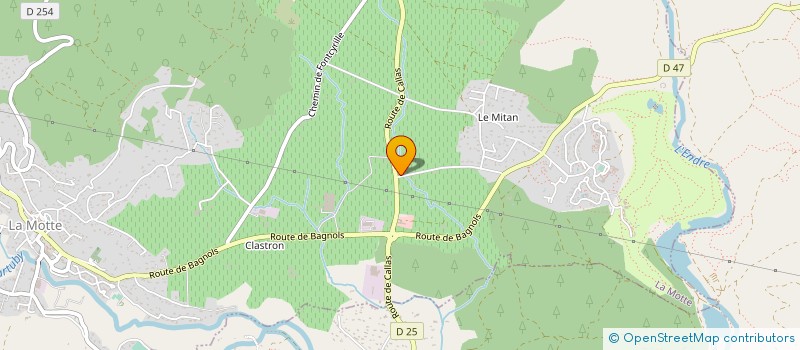 localisation de l'entreprise CLARETTES DISTRIBUTION  LA MOTTE