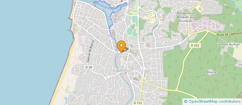 localisation de l'entreprise CLAREVAN  CAPBRETON