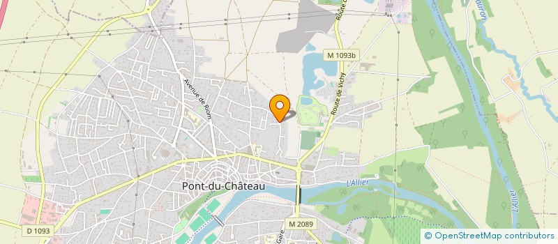 localisation de l'entreprise CLAREVIA COURTAGE  PONT-DU-CHATEAU