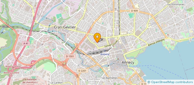 localisation de l'entreprise CLAREY MISTER INDIVISION  ANNECY