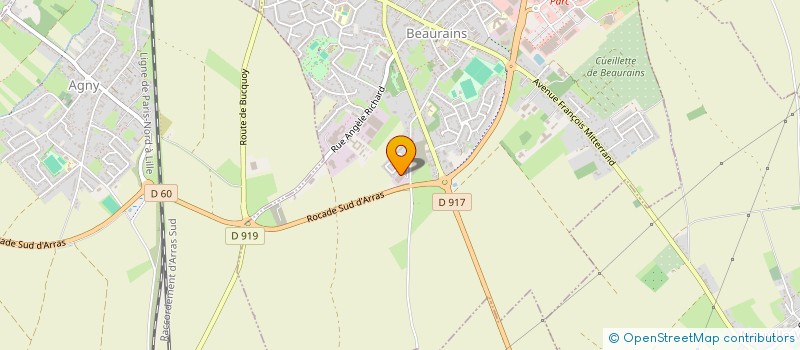 localisation de l'entreprise CLARIANCE MEDICAL DISTRIBUTION  BEAURAINS