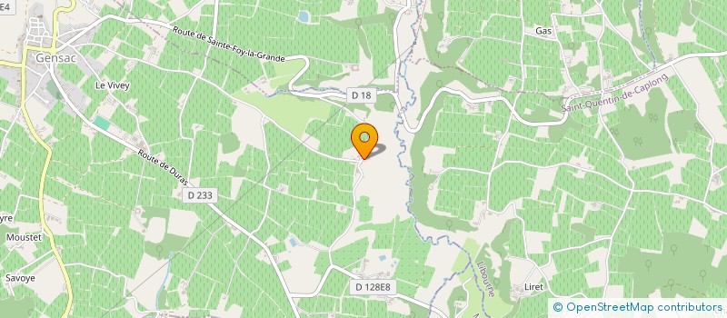 localisation de l'entreprise CLARIBES IMMOBILIER  GENSAC