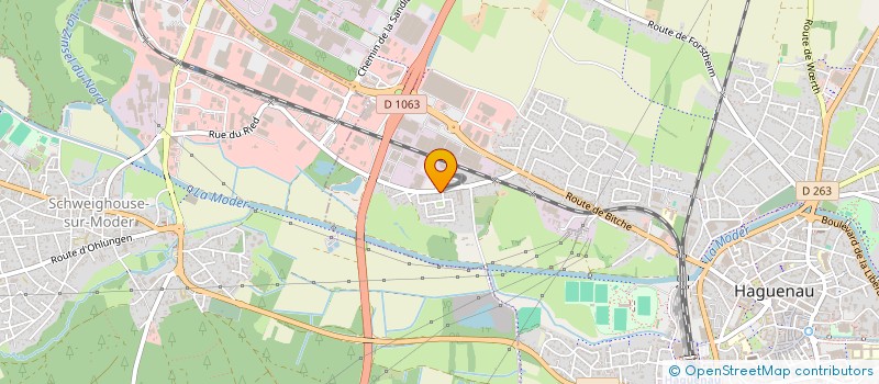 localisation de l'entreprise CLARICIEL  HAGUENAU