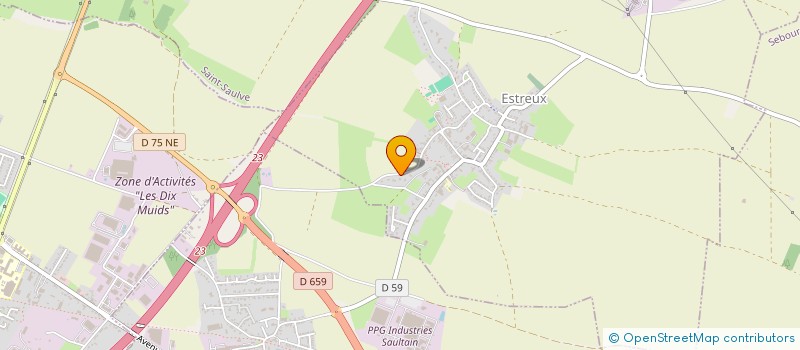 localisation de l'entreprise CLARIMO  ESTREUX