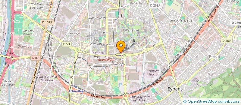 localisation de l'entreprise CLARINE  GRENOBLE