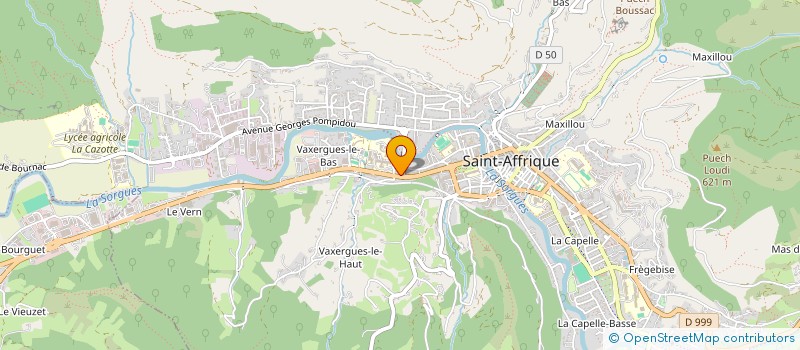 localisation de l'entreprise CLARINE FINANCE  SAINT-AFFRIQUE