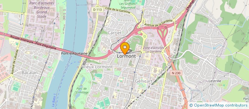 localisation de l'entreprise CLARISA  LORMONT