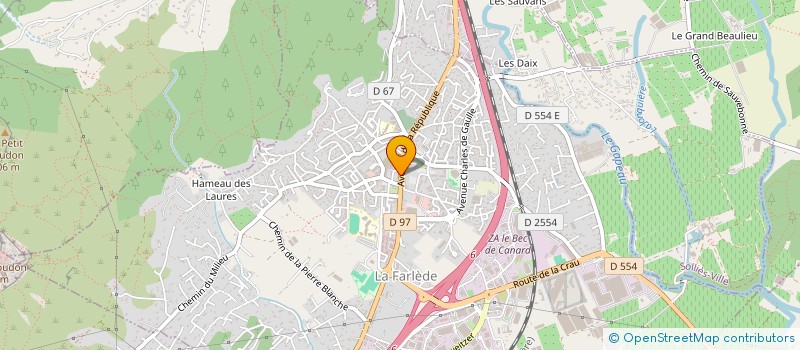 localisation de l'entreprise CLARISS à LA FARLEDE
