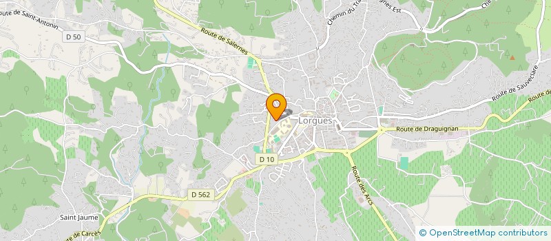 localisation de l'entreprise CLARISSA  LORGUES