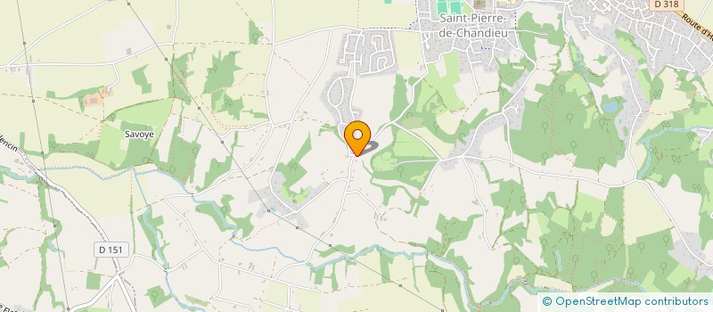 localisation de l'entreprise CLARISSE  SAINT-PIERRE-DE-CHANDIEU