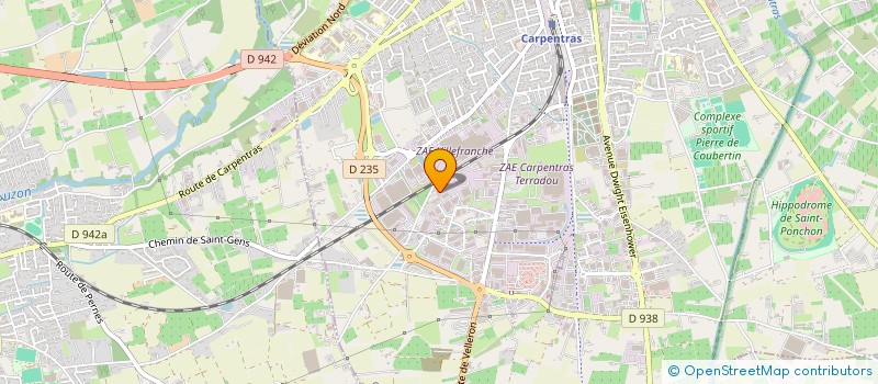 localisation de l'entreprise CLARISSE  CARPENTRAS