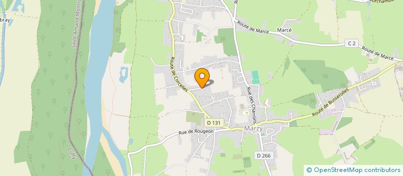 localisation de l'entreprise CLARISSE CUISINES ET BAINS à MARZY