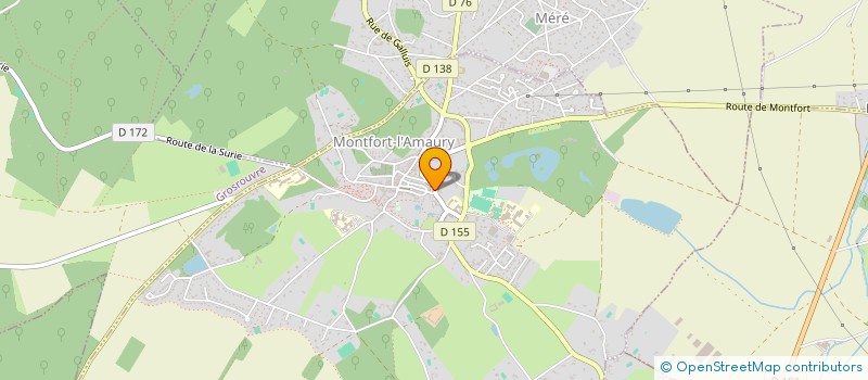 localisation de l'entreprise CLARISSE M D  MONTFORT-L'AMAURY