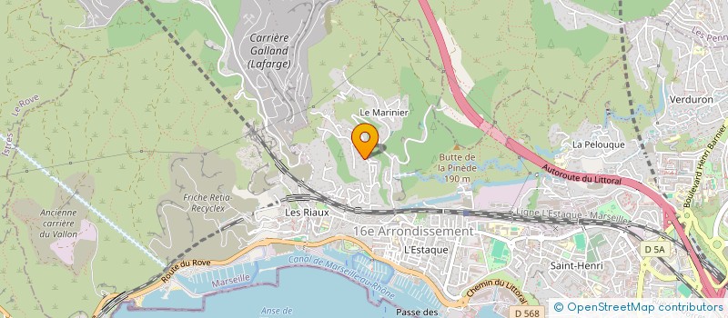 localisation de l'entreprise CLARIX 13 à MARSEILLE