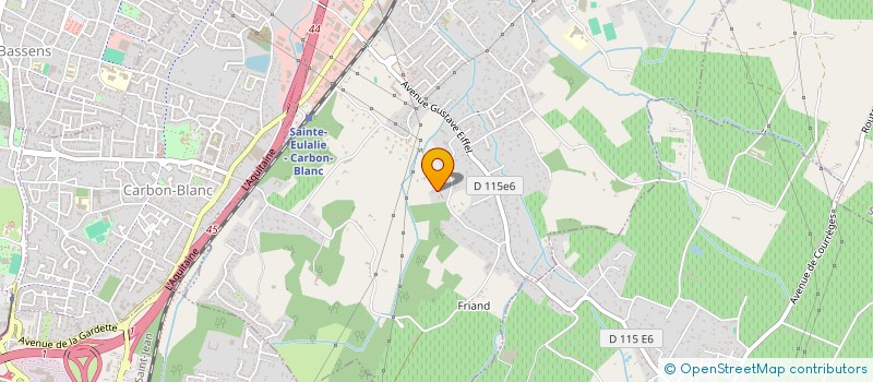 localisation de l'entreprise CLARJEST à SAINTE-EULALIE