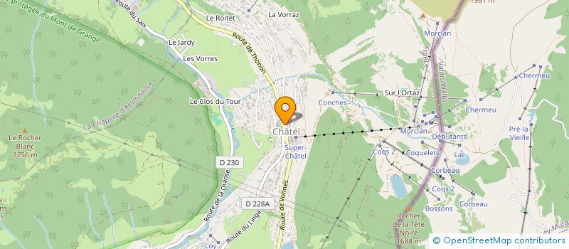 localisation de l'entreprise CLARK - GRAHAM  CHATEL