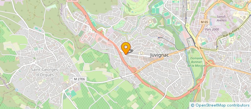 localisation de l'entreprise CLARK POWELL FRANCHISE à JUVIGNAC