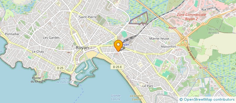 localisation de l'entreprise CLARKCORP  ROYAN