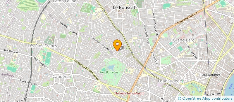 localisation de l'entreprise CLARKE CONSULTANT  LE BOUSCAT