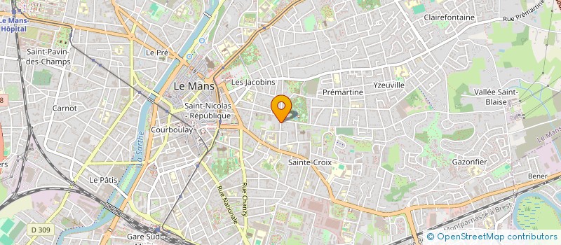 localisation de l'entreprise CLARMA  LE MANS