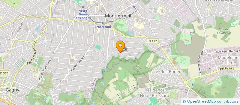 localisation de l'entreprise CLARMA à MONTFERMEIL