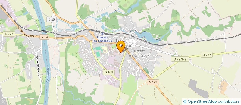 localisation de l'entreprise CLARME à LUSSAC-LES-CHATEAUX