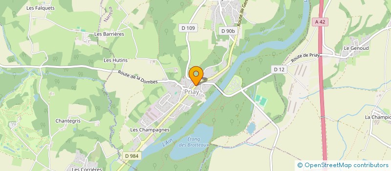 localisation de l'entreprise CLAROLI  PRIAY