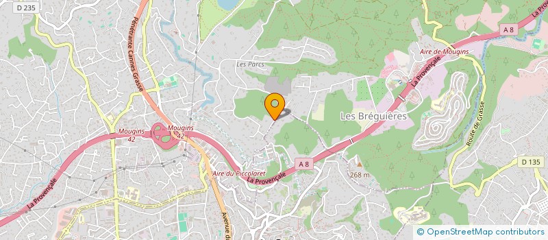 localisation de l'entreprise CLAROM à MOUGINS