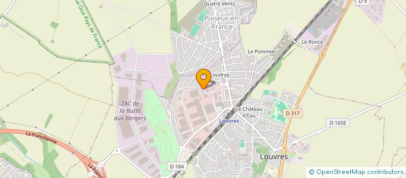 localisation de l'entreprise CLAROMA  LOUVRES