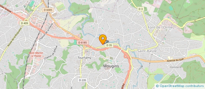 localisation de l'entreprise CLAROMAJU à MOUGINS