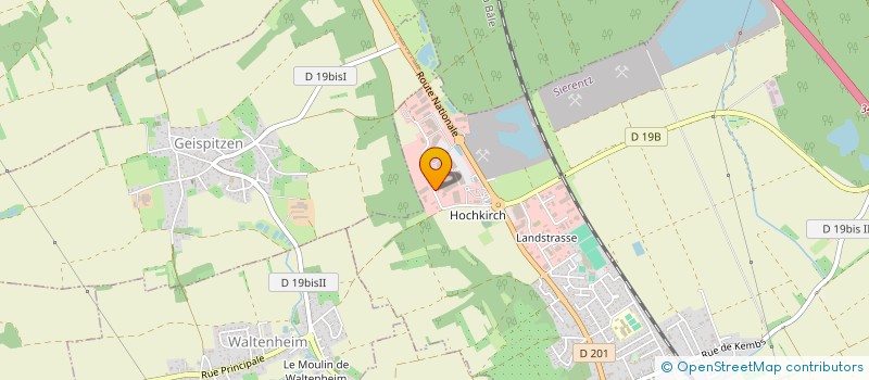 localisation de l'entreprise CLAROUNETTE  SIERENTZ