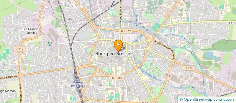 localisation de l'entreprise CLAROVI à BOURG-EN-BRESSE