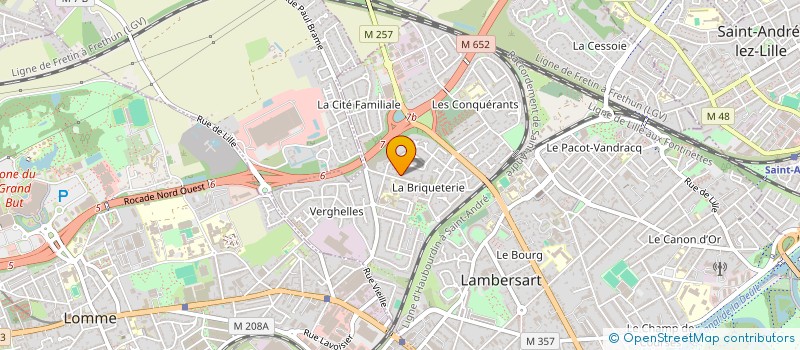 localisation de l'entreprise CLAROX à LAMBERSART