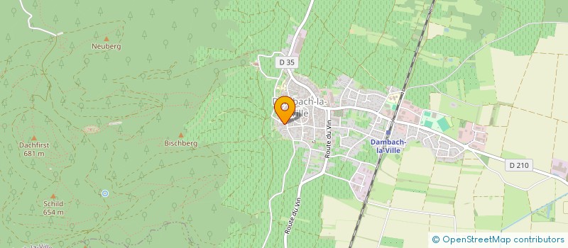 localisation de l'entreprise CLARR  DAMBACH-LA-VILLE