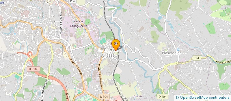 localisation de l'entreprise CLARREX à GRASSE