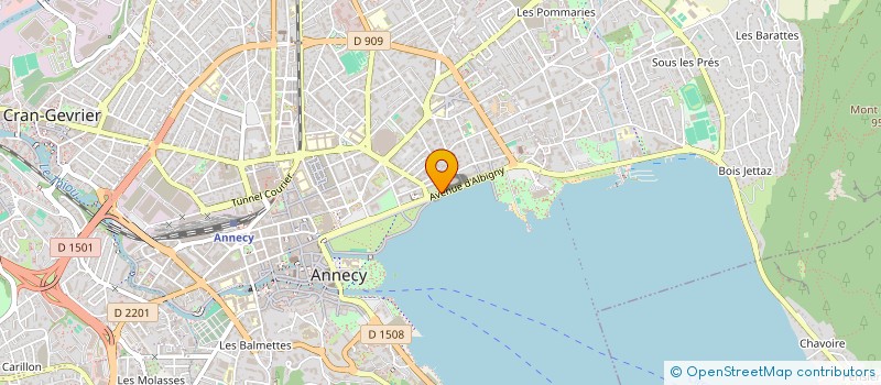 localisation de l'entreprise CLARTE CONSEIL à ANNECY
