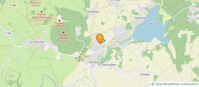 localisation de l'entreprise CLARTEO PATRIMOINE  AYDAT