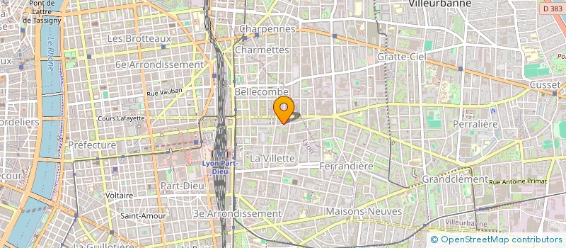 localisation de l'entreprise CLARVIR  LYON