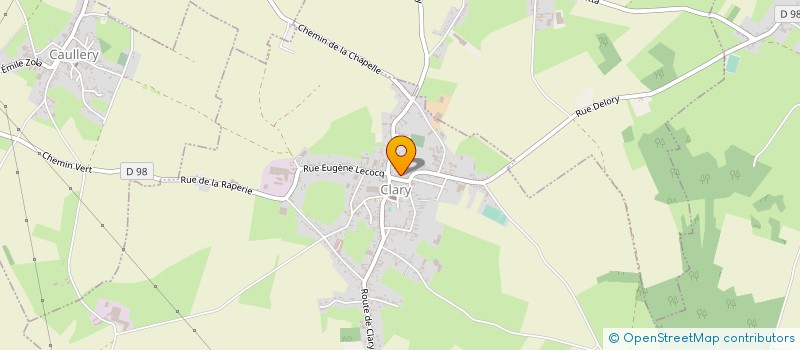 localisation de l'entreprise CLARY TENNIS DE TABLE (C.T.T.)  CLARY