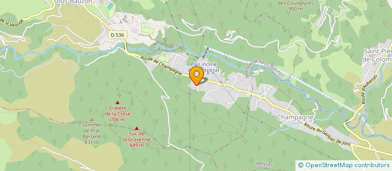 localisation de l'entreprise CLAS 2000 à MONTPEZAT-SOUS-BAUZON