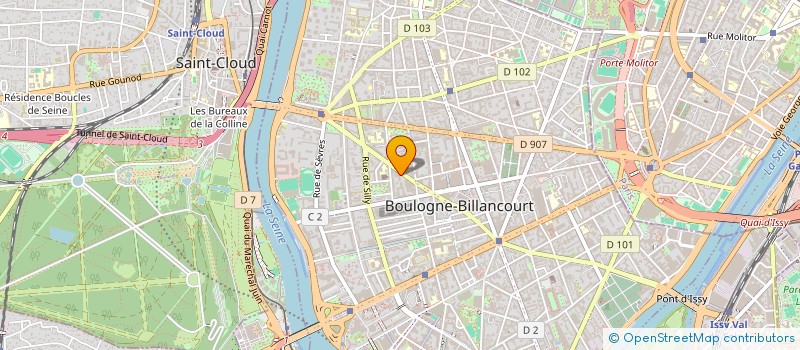 localisation de l'entreprise CLAS à BOULOGNE-BILLANCOURT