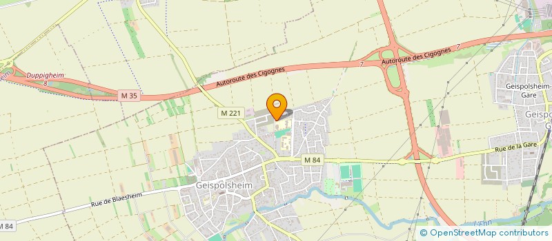 localisation de l'entreprise CLAS  GEISPOLSHEIM